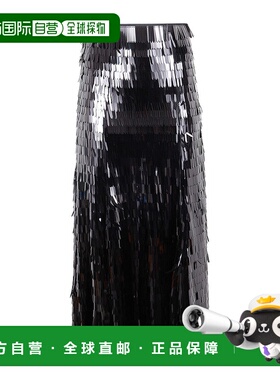 1h可退 SELF-PORTRAIT 女士半身裙 RS26165MSKB SS2026 黑色长裙