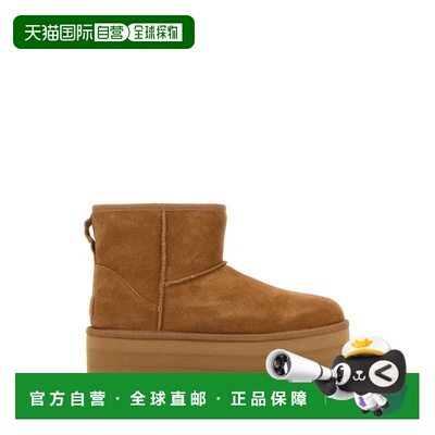 UGG 女士靴子 1134991CHESTNUT AW2025 驼色 `classic mini platf