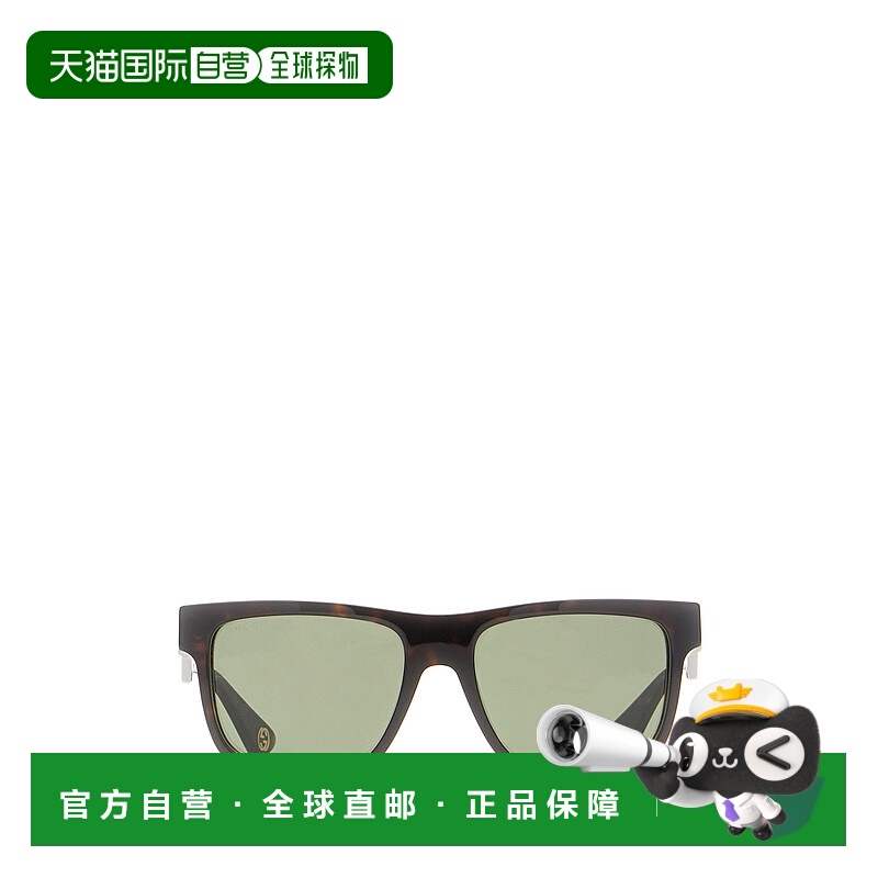 1h可退 潮奢 Gucci 古驰 男士 徽标细节太阳镜 778364J0751偏光镜