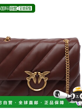 PINKO 女士单肩包 100037A0F2R49Q SS2026 红色 Burgundy Love Cl