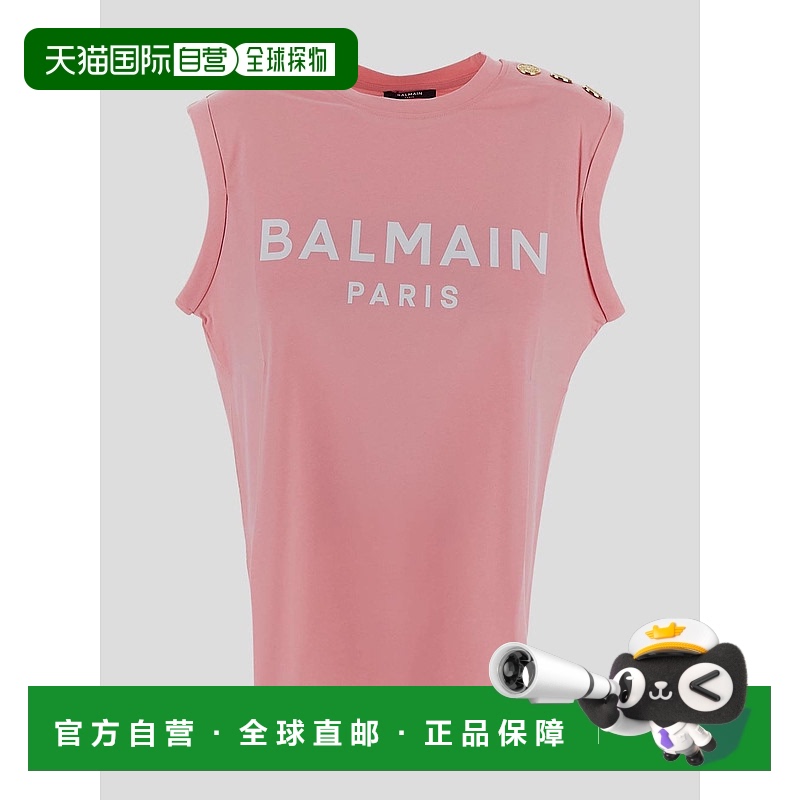 BALMAIN女士背心吊带CF1ED001BB02OLA新款