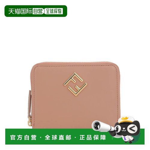 FENDI 女士钱包 8M0508ALV4F1SO1 SS2025 花色 Ff Diamonds Zip A