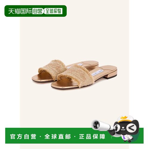 1h可退 JIMMY CHOO 女士凉鞋 100306551612000 CO 金色 JOA mules