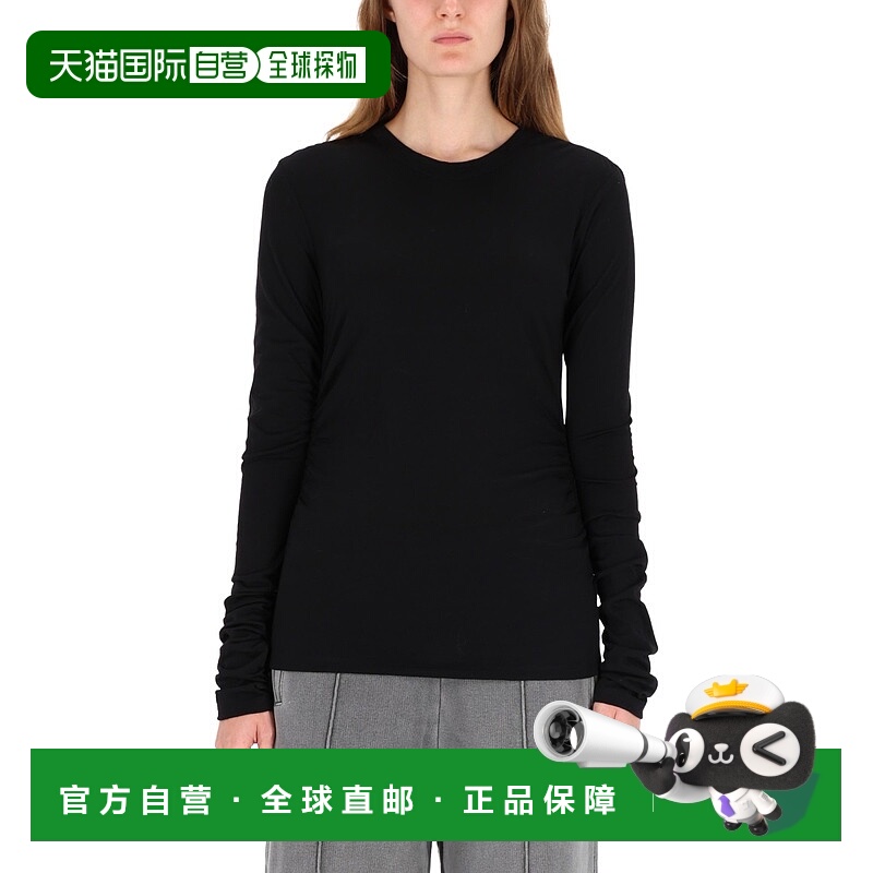 1h可退 OUR LEGACY 女士T恤 W4256SIBINTELLECTUALBLACKWOOLJERSE