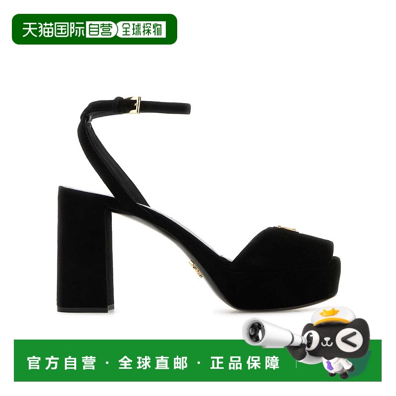 1h可退 prada 女士 凉鞋厚底高跟普拉达高跟鞋单鞋