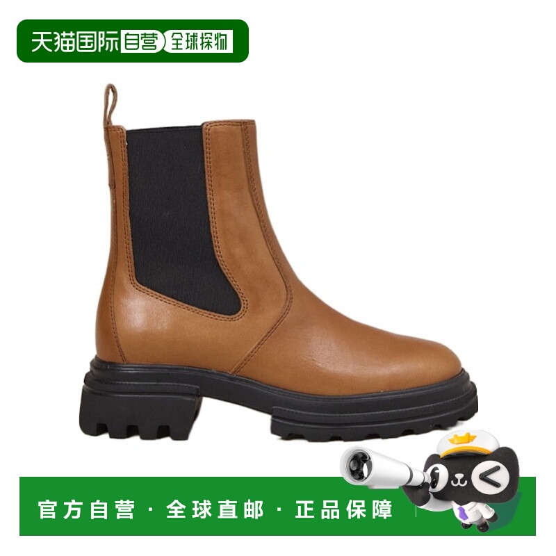 1h可退 HOGAN 女士高跟鞋 HXW6740FM0IKXTS003 AW2025 棕色平底