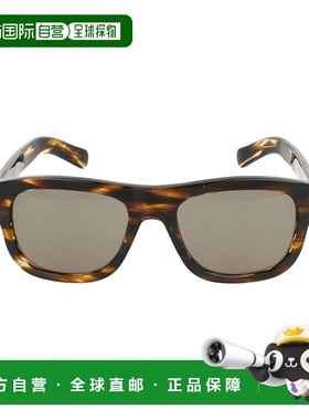 GUCCI 男士太阳镜 GG1509S002 AW2024 绿色 几何框太阳镜