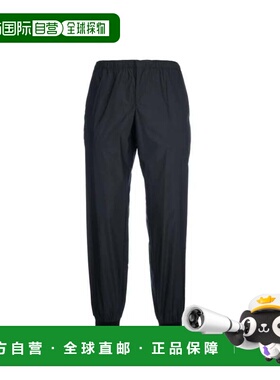 PRADA 男士休闲裤 SPH332133VF0002BLACK AW2024 黑色卫裤