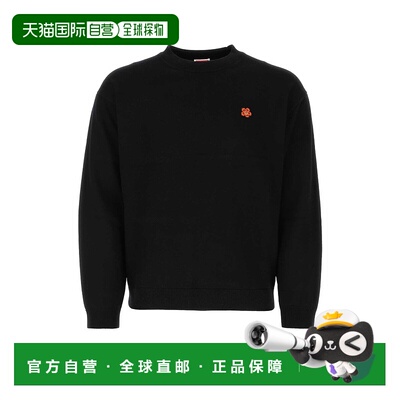KENZO 男士针织毛衣 FD55PU3813LB99J SS2023 黑色长袖