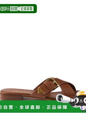PRADA 女士凉鞋 1XX778F010248F0054 SS2026 棕色 SLIPPERS