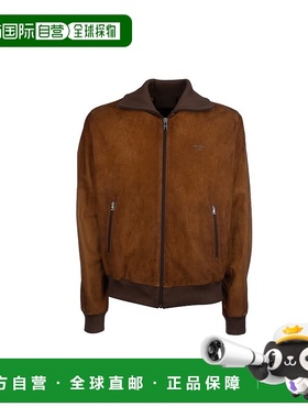 PRADA 男士夹克 UPW56316NLF0046 AW2025 酒红色 GIUBBINI