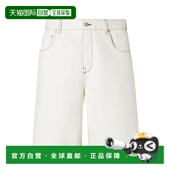 男士 白色 短裤 FENDI FLP369AUWZF0WC4 AW2025 SHORTS ROMA