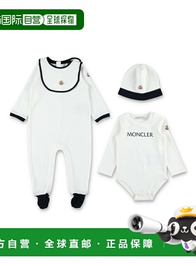 MONCLER 男童套装 8P000048392EF07 SS2026 白色 SET 2BODIES +AC