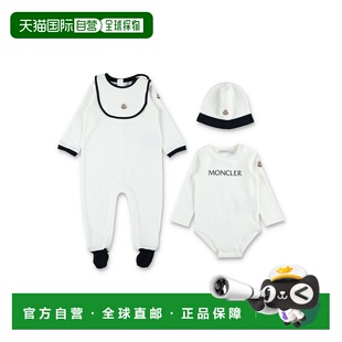 MONCLER 男童套装 8P000048392EF07 SS2026 白色 SET 2BODIES +AC