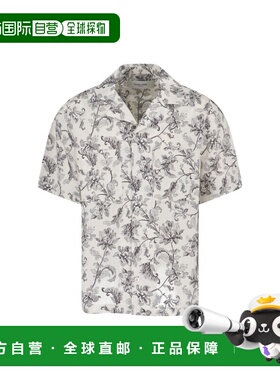 1h可退 潮奢 GOLDEN GOOSE 男士 Goose 金色白色衬衫 GMP02655P00