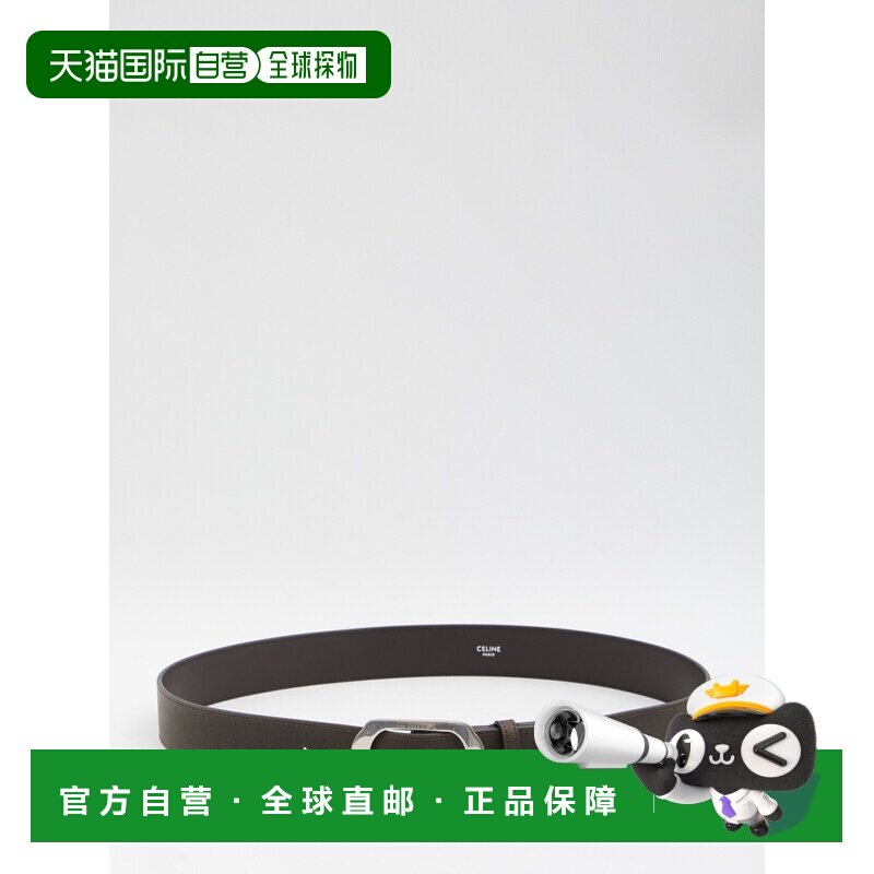 CELINE 男士腰带 45BNG3ATV19UI AW2025 皮带 搭扣腰带棕色图片