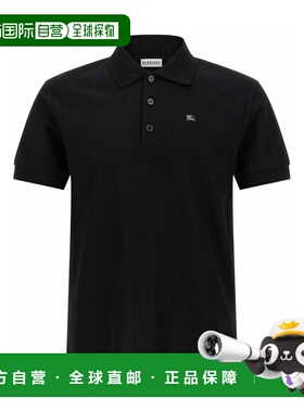 BURBERRY 男士POLO衫 8116183 AW2025 黑色 Stan Polo Shirt