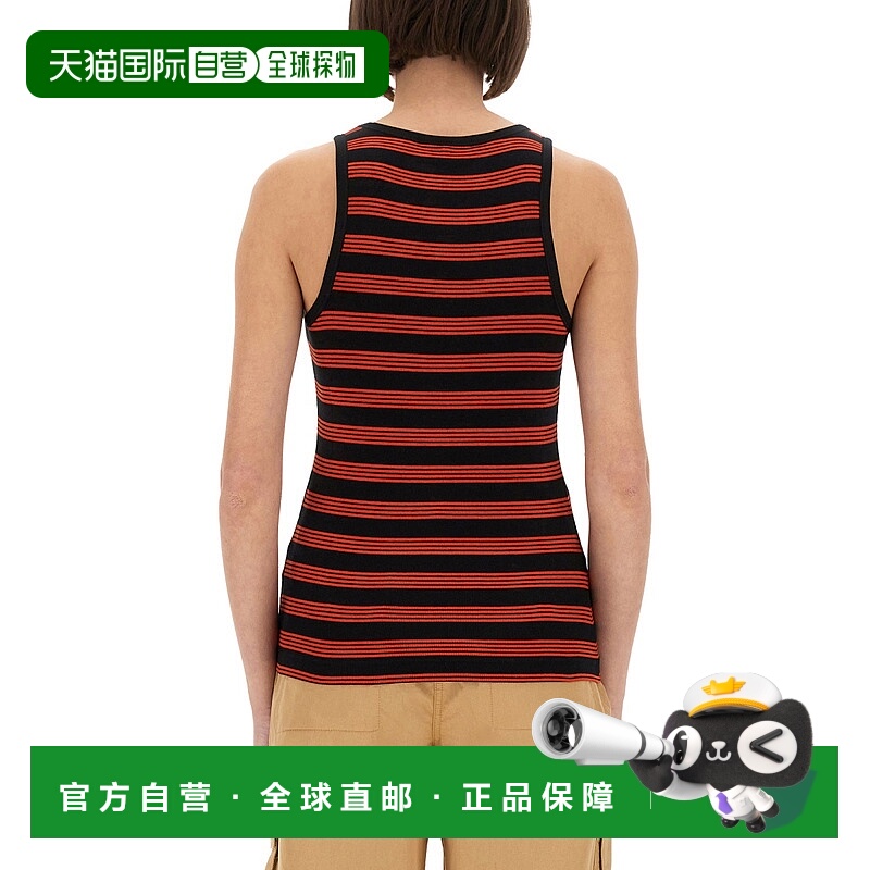 1h可退 GANNI 女士T恤 T4219847 AW2025 花色 无袖背心