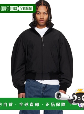 1h可退 潮奢 Jacquemus 男士 黑色 Le Bomber Aero 飞行员夹克 25