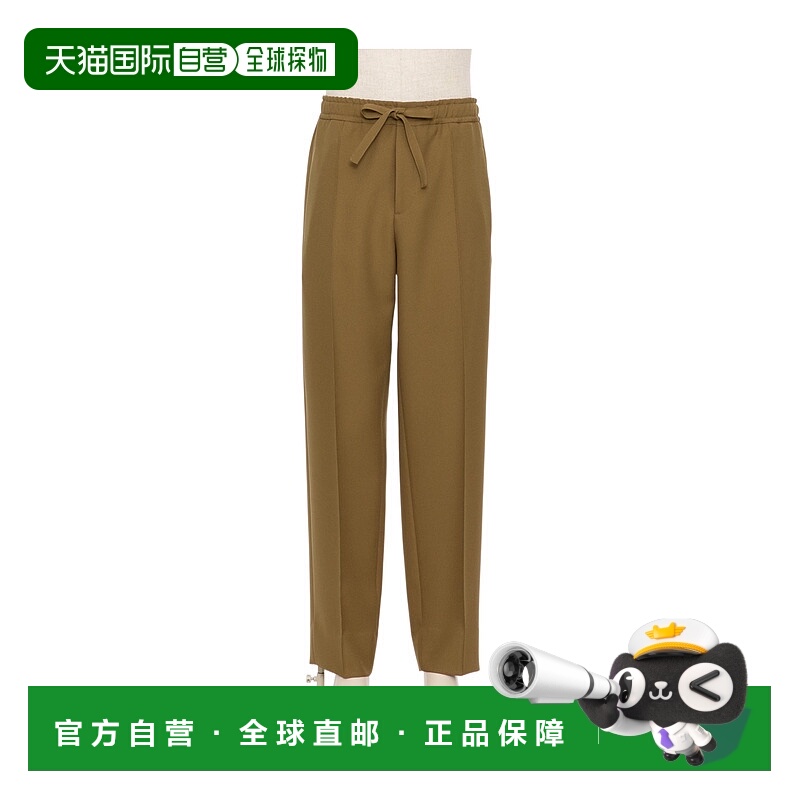 1h可退 VALENTINO 男士休闲裤 VRBN31AF4DQ3 AW2025 棕色 抽绳腰