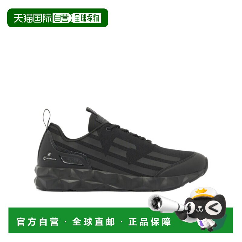 1h可退 奢淘 EA7 Emporio Armani 系带低帮鹰标LOGO跑步运动鞋 男