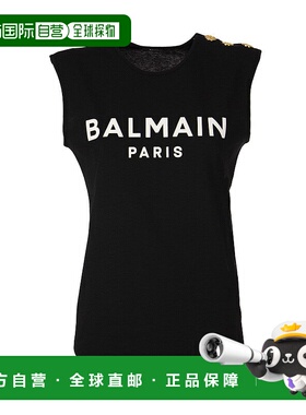 BALMAIN 女士衬衫 XF0EB015BB02EAB AW2023 黑色