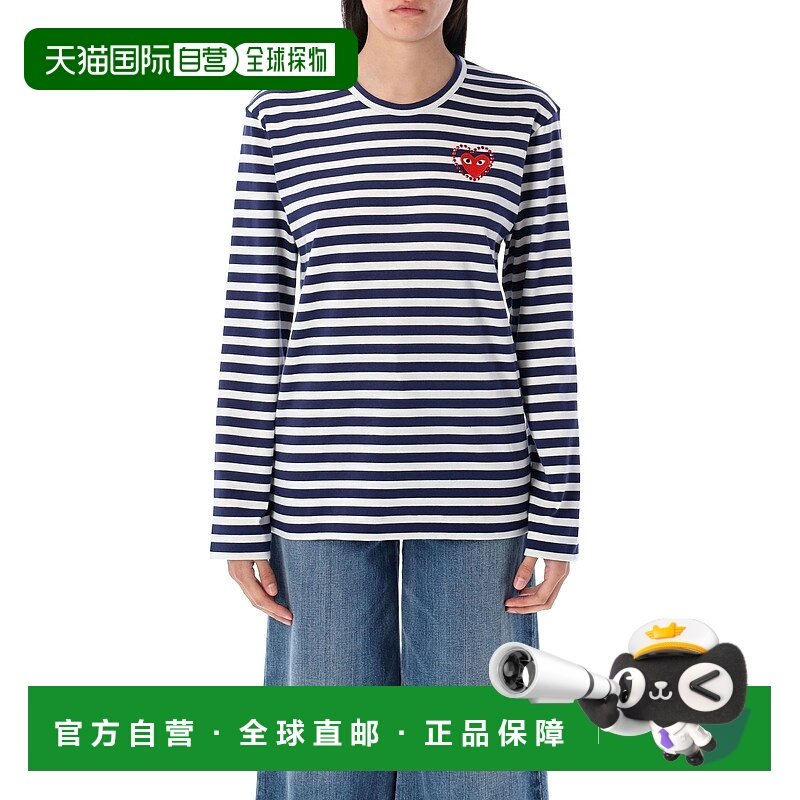 1h可退 COMME DES GARÇONS PLAY 女士T恤 AXT8060511 SS2025