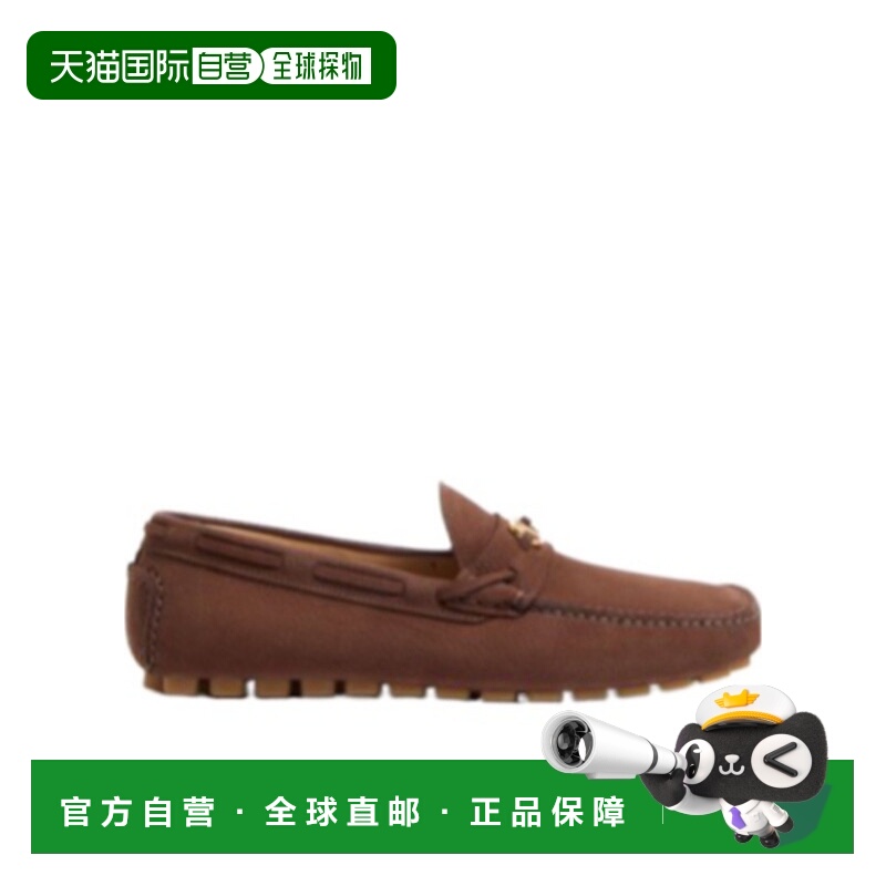 1h可退 VALENTINO 男士商务休闲鞋 YS0K98AAH7N9 CO 棕色 徽标乐