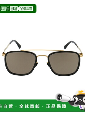 1h可退 潮奢 Mykita 女士 A15 BRILLIANTGREY 光泽金色/黑色立体