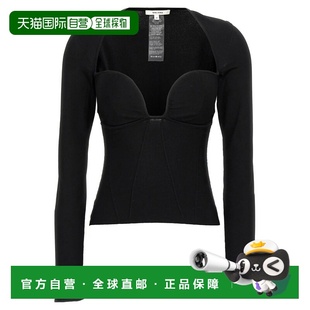 NDAW24KT061BLACK 女士T恤 AW2024 DOJAKA NENSI