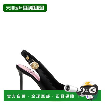 BALMAIN 女士高跟鞋 DN1UK047LVIT0PA SS2025 黑色 Eva Slingback