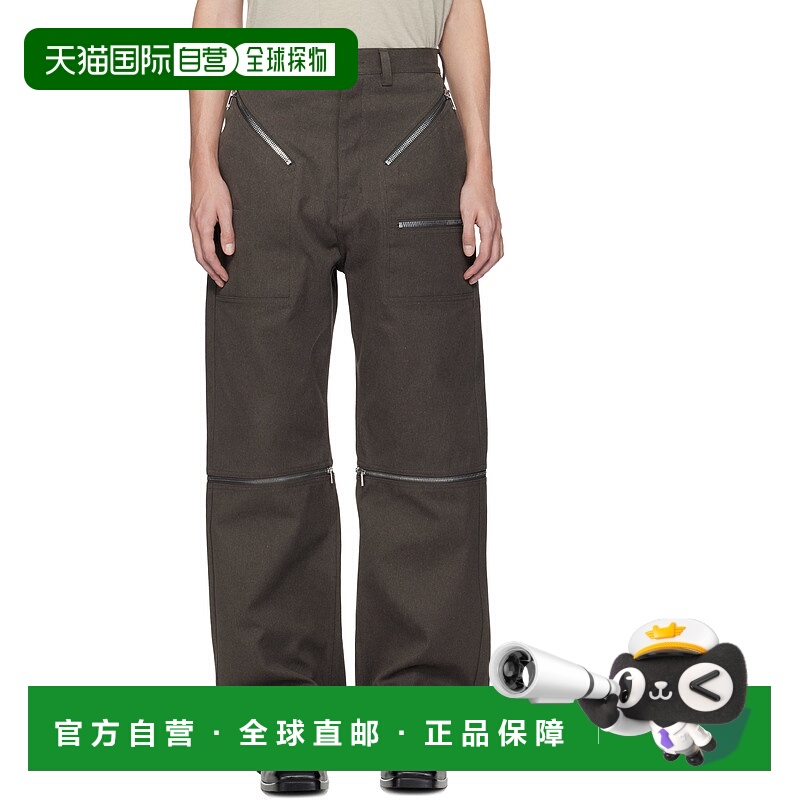 1h可退 潮奢 rick owens 瑞克 欧文斯 男士 棕色 Concordians Str