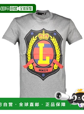 1h可退 MOSCHINO 男士T恤 M467707M3540B499 AW2024 灰色短袖男装