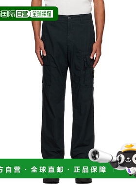 1h可退 潮奢 Stone Island 石头岛 男士 海军蓝 3100006 Canvas W