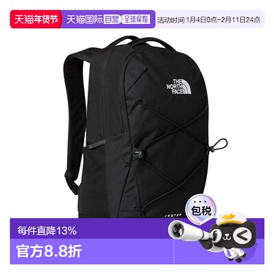 北面THE NORTH FACE女款Jester 22L 品牌经典印花双肩包 黑色