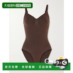 女士 SKIMS Sculpt Brief BDBRF33 1h可退 无缝深褐色连体衣 潮奢