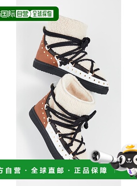 1h可退 潮奢 Inuikii 女士 Rock 卷曲运动鞋 beige米色 舒适时尚