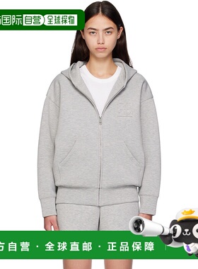 1h可退 潮奢 ANINE BING 女士 灰色 Bond Zip Up Framed Monogram
