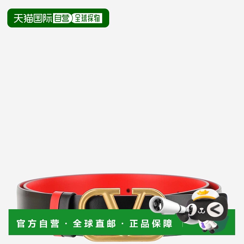 1h可退 VALENTINO GARAVANI 女士腰带 5W2T0T15ZFR0SM AW2024牛皮