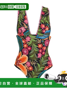 1h可退 潮奢 FARM RIO 女士 One-piece 泳衣 green绿色 舒适时尚