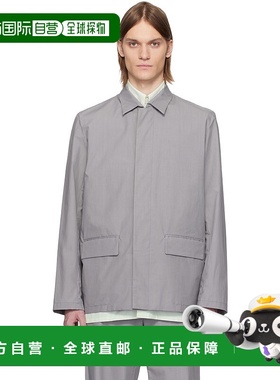 1h可退 潮奢 Rier 男士 灰色 Waxed Cotton 夹克 JKT29PPXPOPELIN