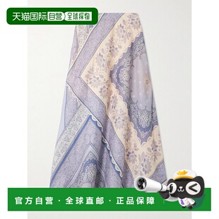 潮奢 斜裁半身裙 ZIMMERMANN Lucky 3601SSS252a字裙 女士 1h可退