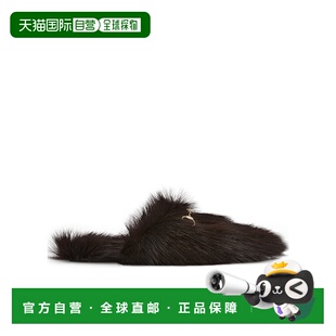 GUCCI 深棕色 女士拖鞋 AW2025 Horsebit 850378AAFPY2047 1h可退