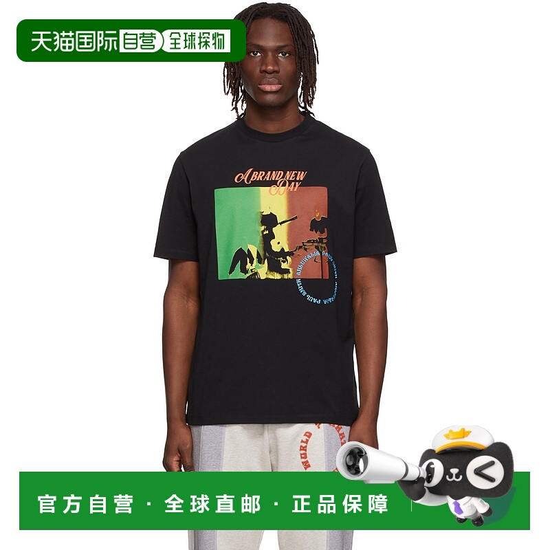 1h可退 潮奢 paul smith 男士 独家发售黑色 T 恤 M1R919THP3419