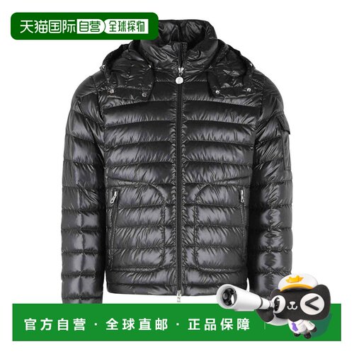 MONCLER 男士夹克 0911A00102595ZJ999 CO 黑色 Lauros Short Hoo