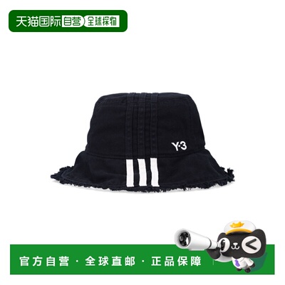 1h可退 Y-3 女士帽子 KD2433BLK SS2026 黑色 Y-3 Stripes black