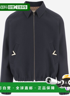 VALENTINO 男士夹克 8V3CIP79AWA598 SS2026 蓝色 GIUBBINO