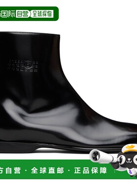潮奢 Mm6 Maison Margiela 马丁 马吉拉 MM6 男士 黑色踝靴 SH1WU