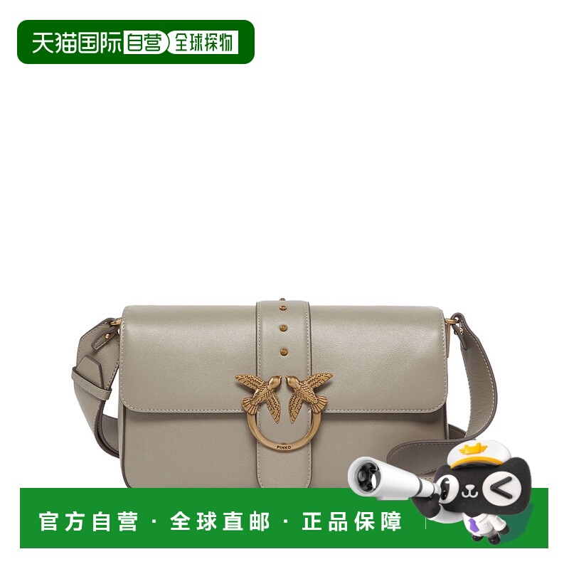 1h可退 PINKO 女士斜挎包 104524A0QOI68Q AW2025 米白色 Love On