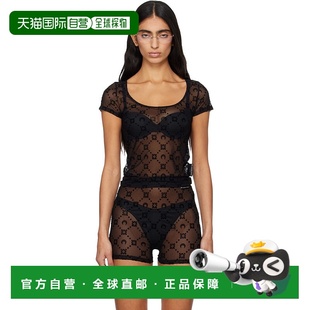 Recycled 恤 Marine Flock Mesh 黑色 女士 Serre 潮奢 1h可退